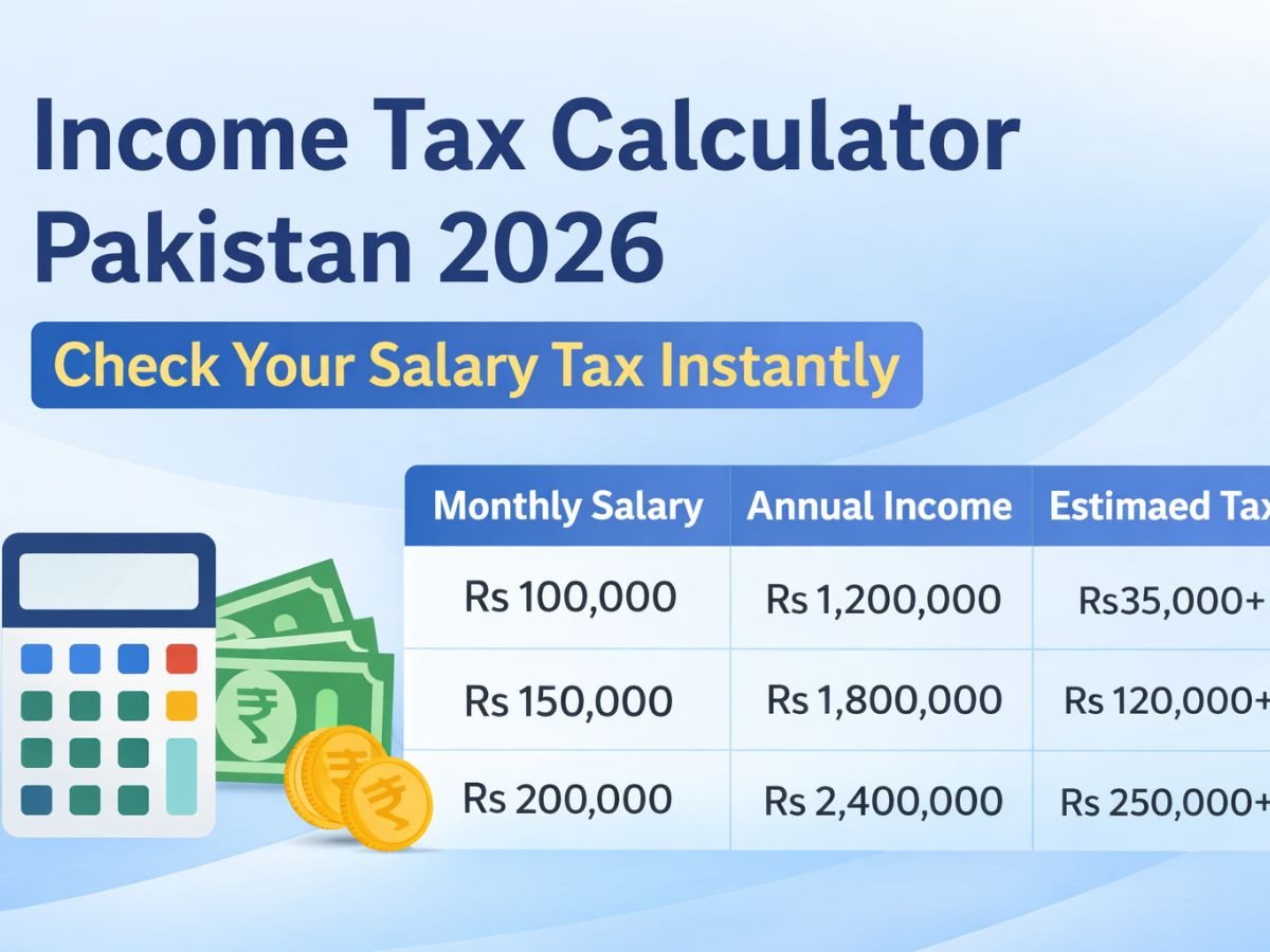 income tax calculator Pakistan 2026 salary table